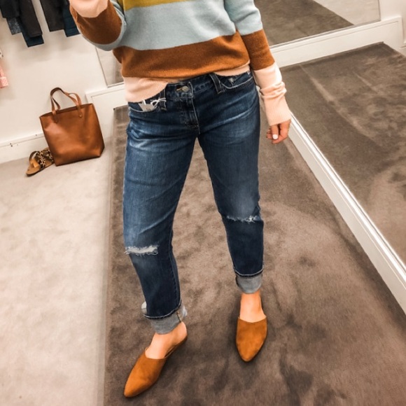 ✖️SOLD✖️•MADEWELL• English Saddle Remi Suede Mule - Picture 12 of 14